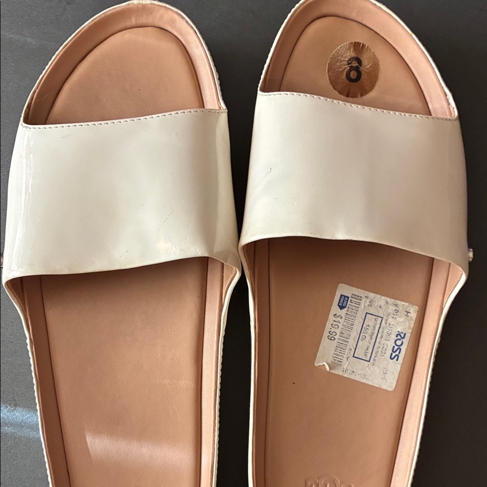 UGG Women's Cream Slide Sandals